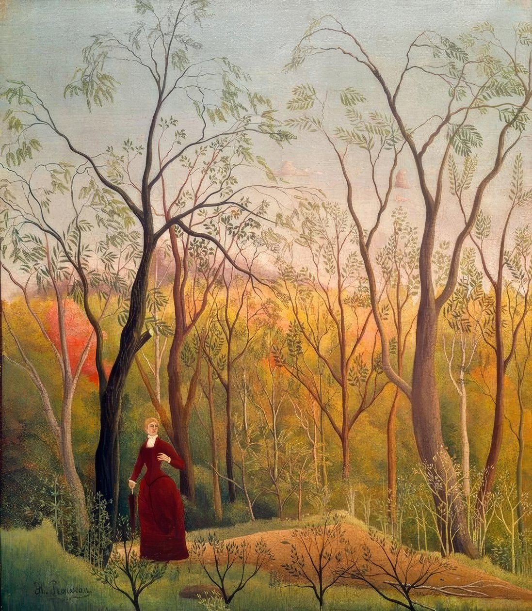 La promenade dans la forêt - Henri Rousseau