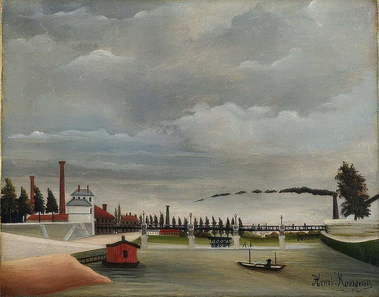 Rives de la Seine. 1898 - Henri Rousseau
