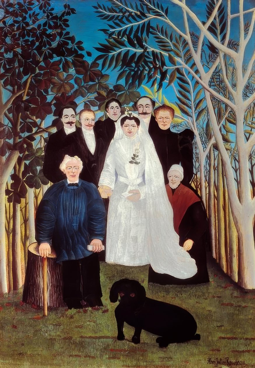 Un mariage à la campagne - Henri Rousseau