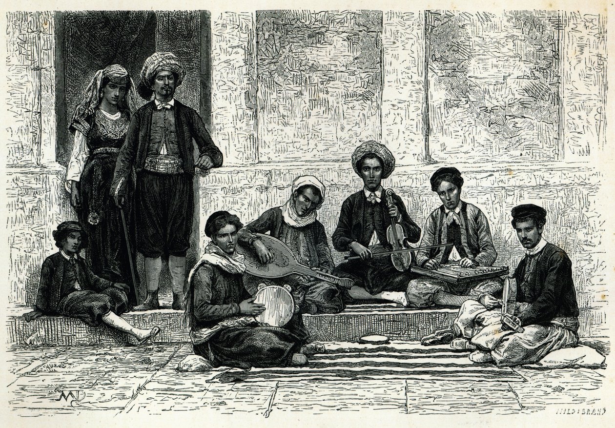 Un concert juif : Tlemcen - Henri Theophile Hildibrand