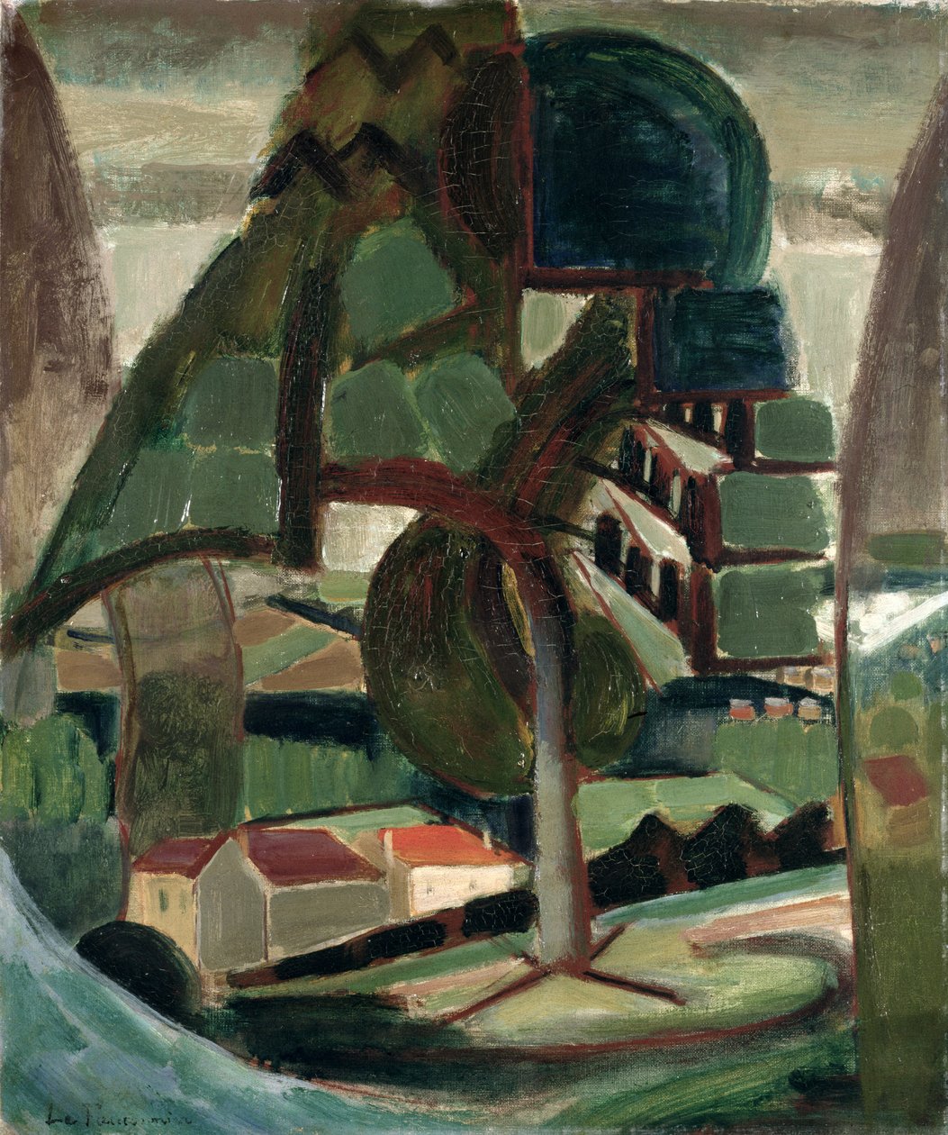 Paysage à Meulon-Hardricourt - Henri Victor Gabriel Le Fauconnier