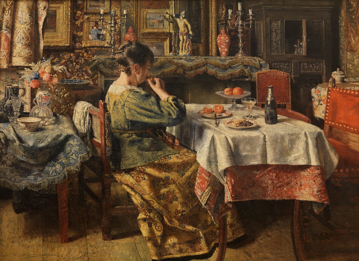 Le Repas - Henri de Braekeleer