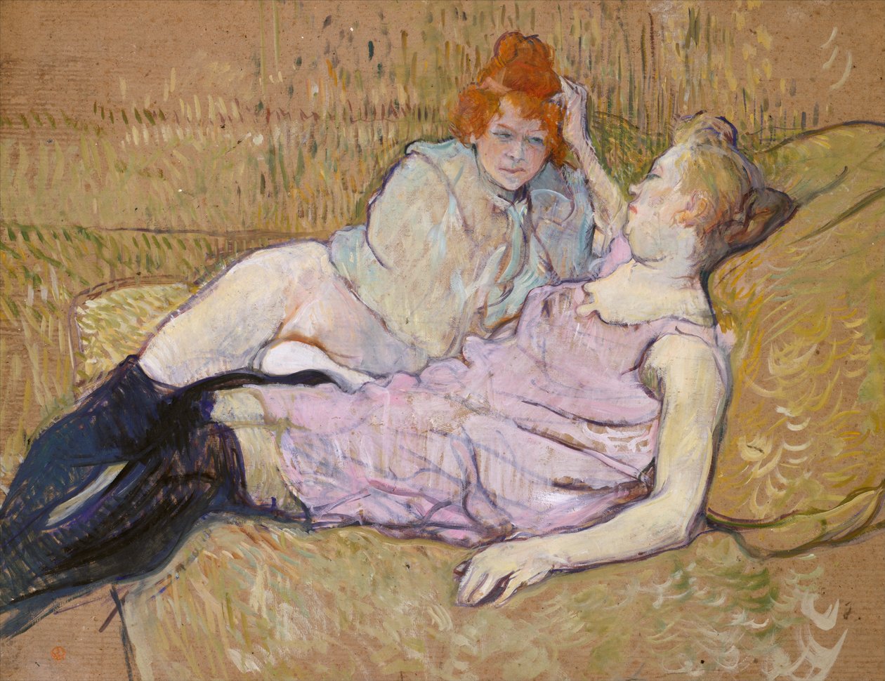 Le Sofa - Henri de Toulouse Lautrec