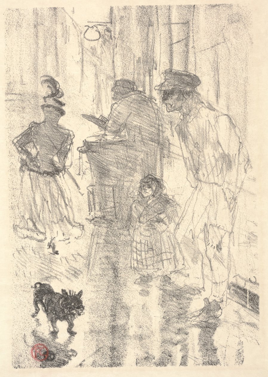 Visage - Henri de Toulouse Lautrec