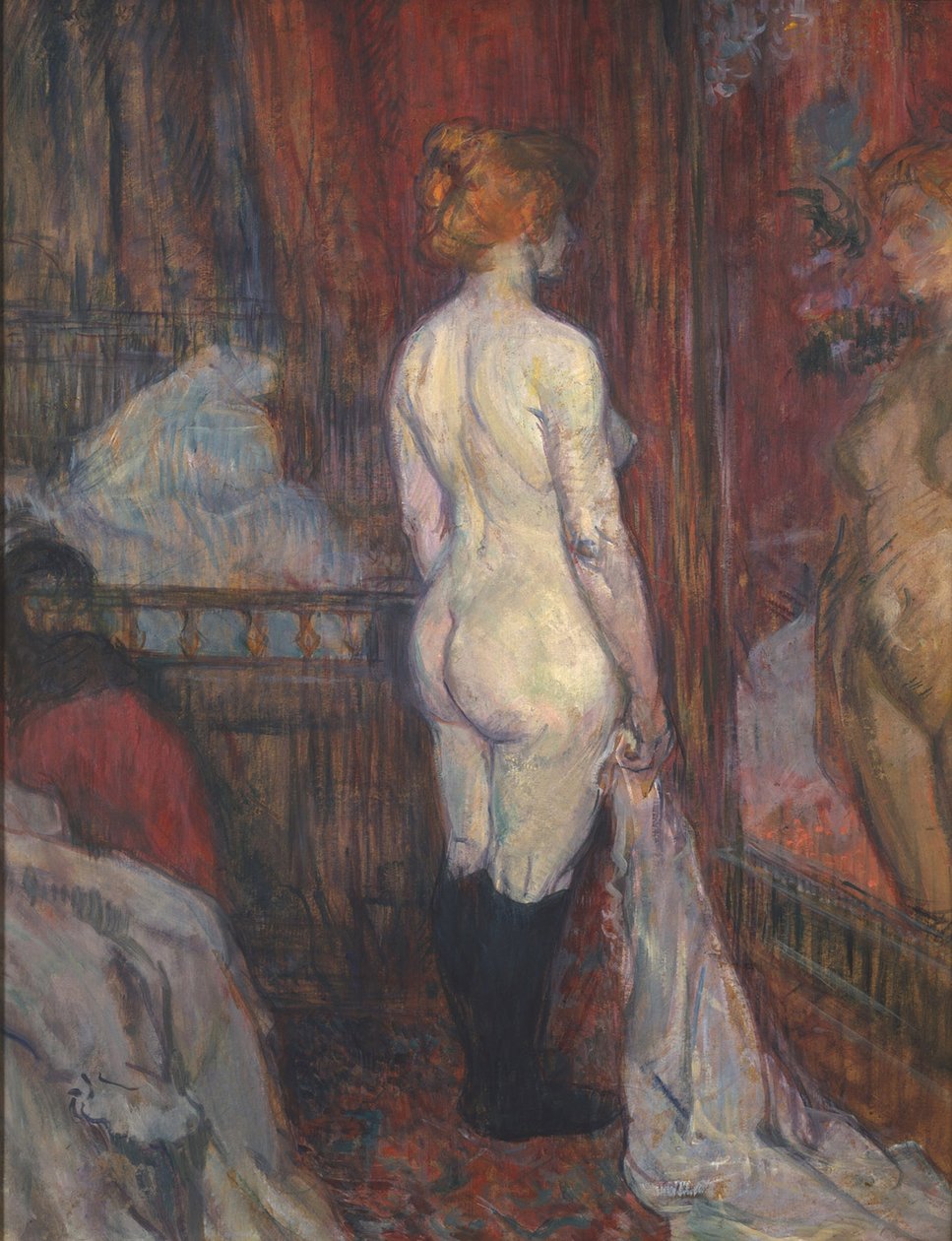 Femme devant un miroir - Henri de Toulouse Lautrec