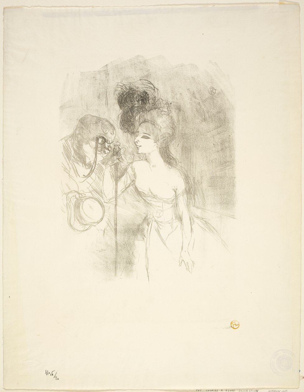 Anna Held et Baldy - Henri de Toulouse Lautrec