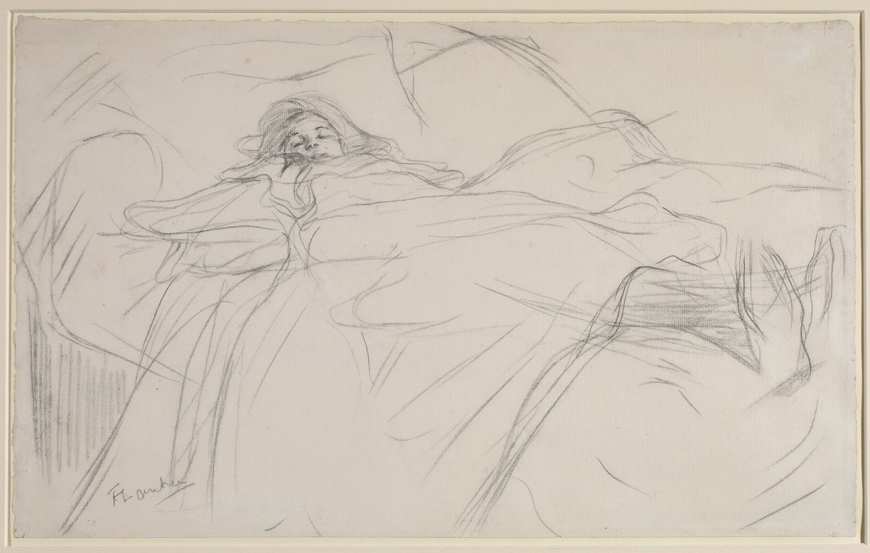 Au lit, vers 1896 - Henri de Toulouse Lautrec