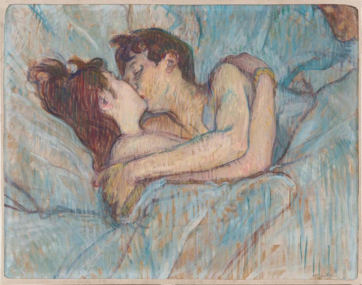 Au lit : Le baiser, 1892 - Henri de Toulouse Lautrec