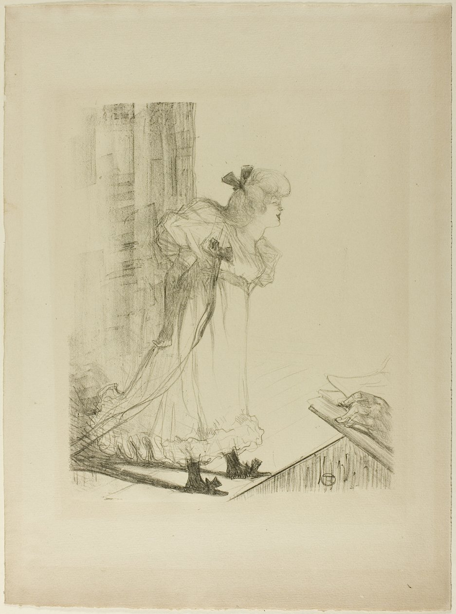 Chanteuse de cabaret - Henri de Toulouse Lautrec