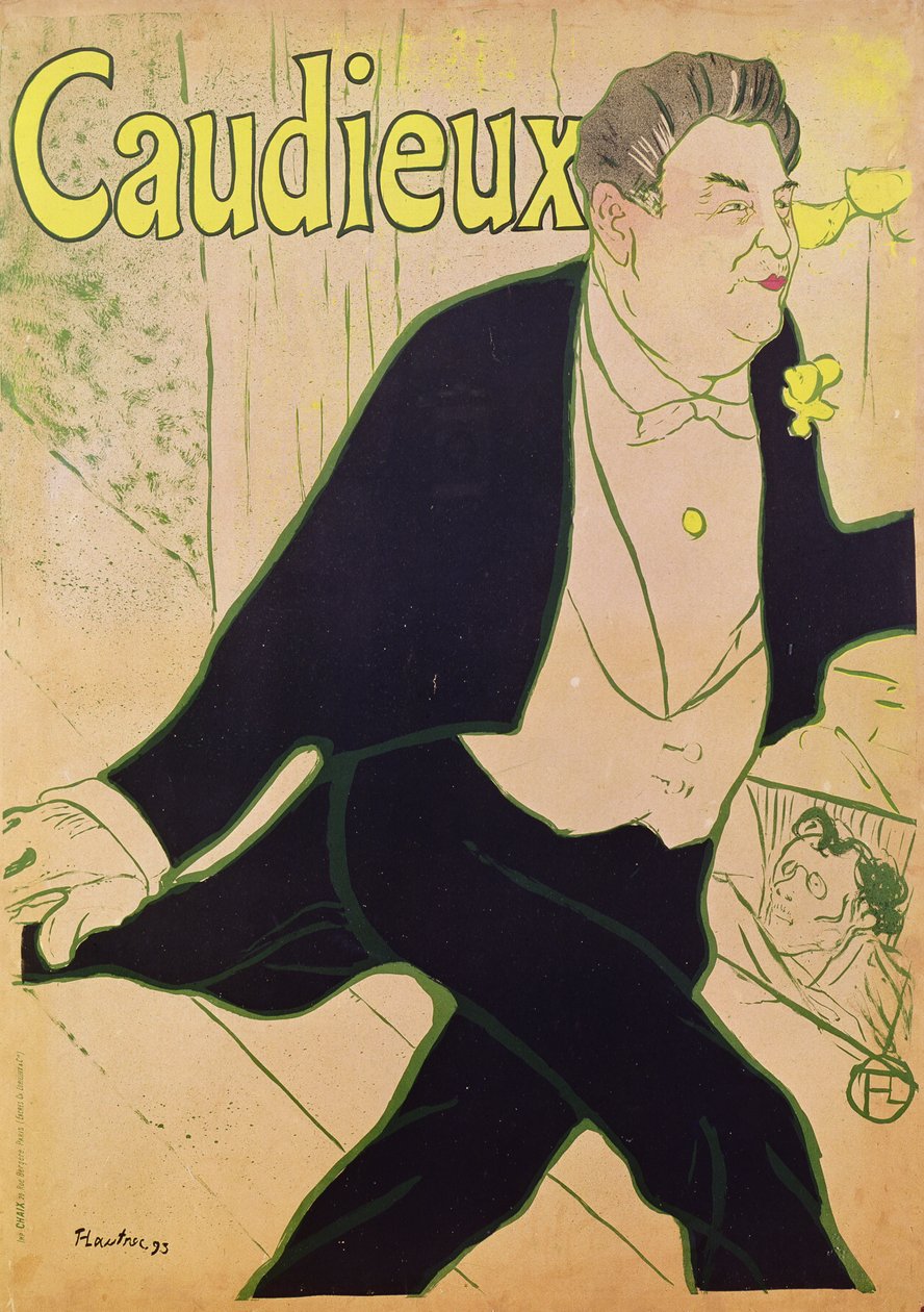 Caudieux (affiche) - Henri de Toulouse Lautrec