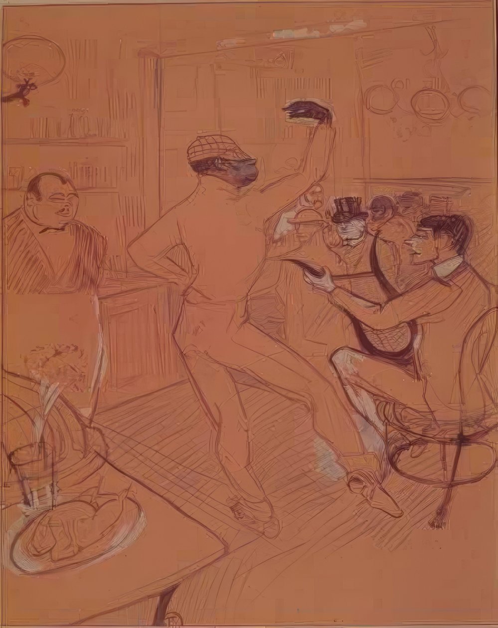 Chocolat dansant - Henri de Toulouse Lautrec