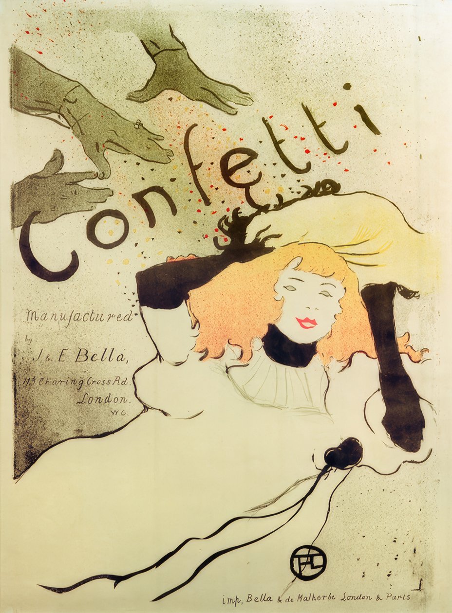 Confetti - Henri de Toulouse Lautrec
