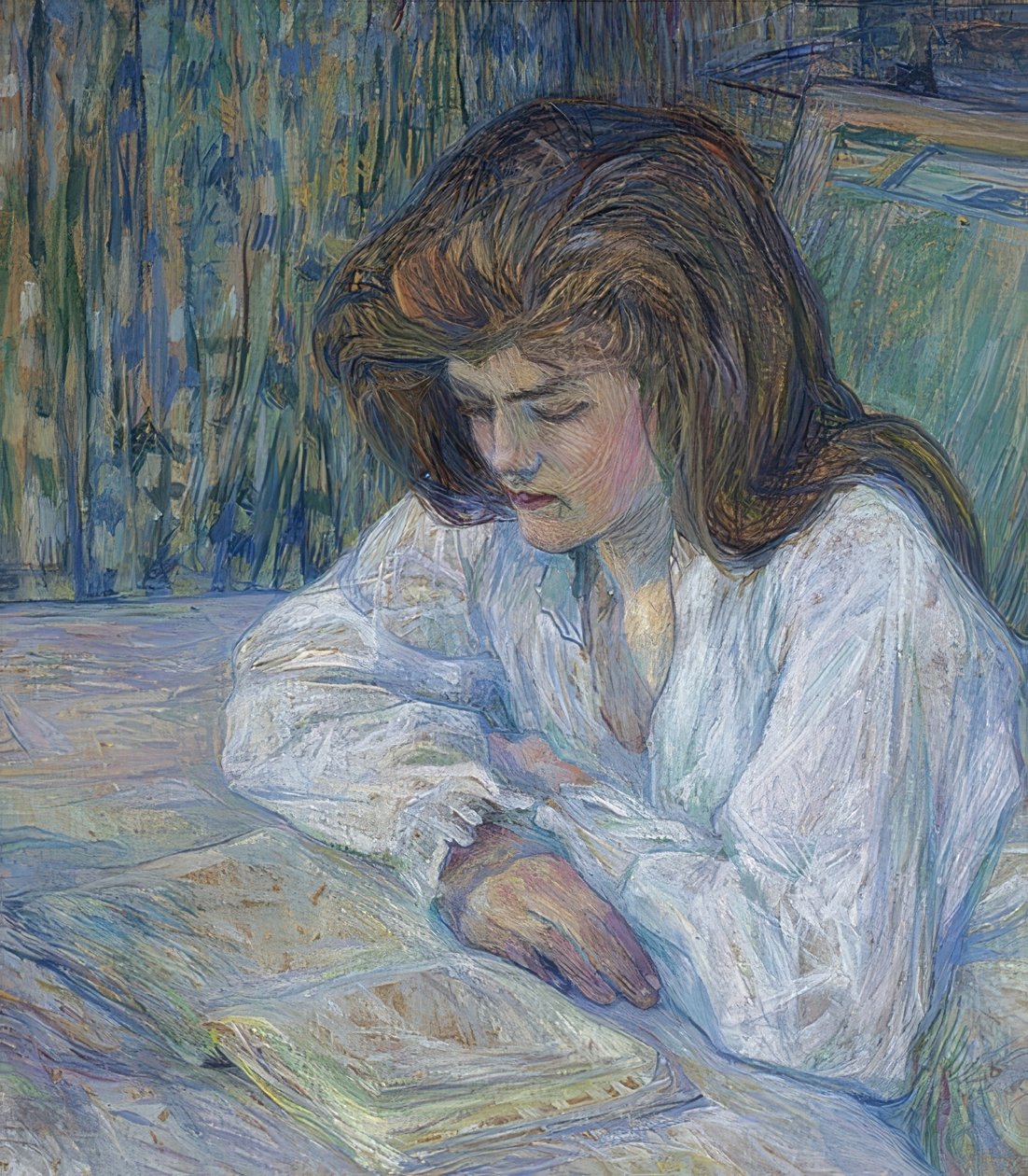La Liseuse - Henri de Toulouse Lautrec