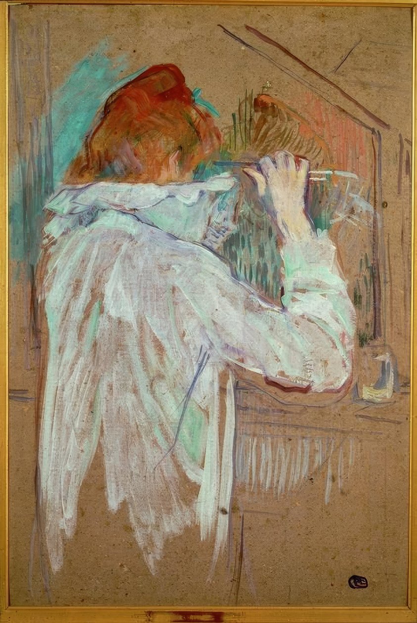 Femme se frisant - Henri de Toulouse Lautrec