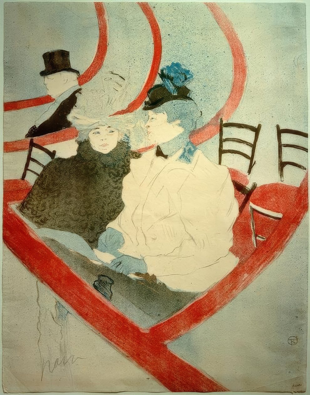 La grande loge - Henri de Toulouse Lautrec