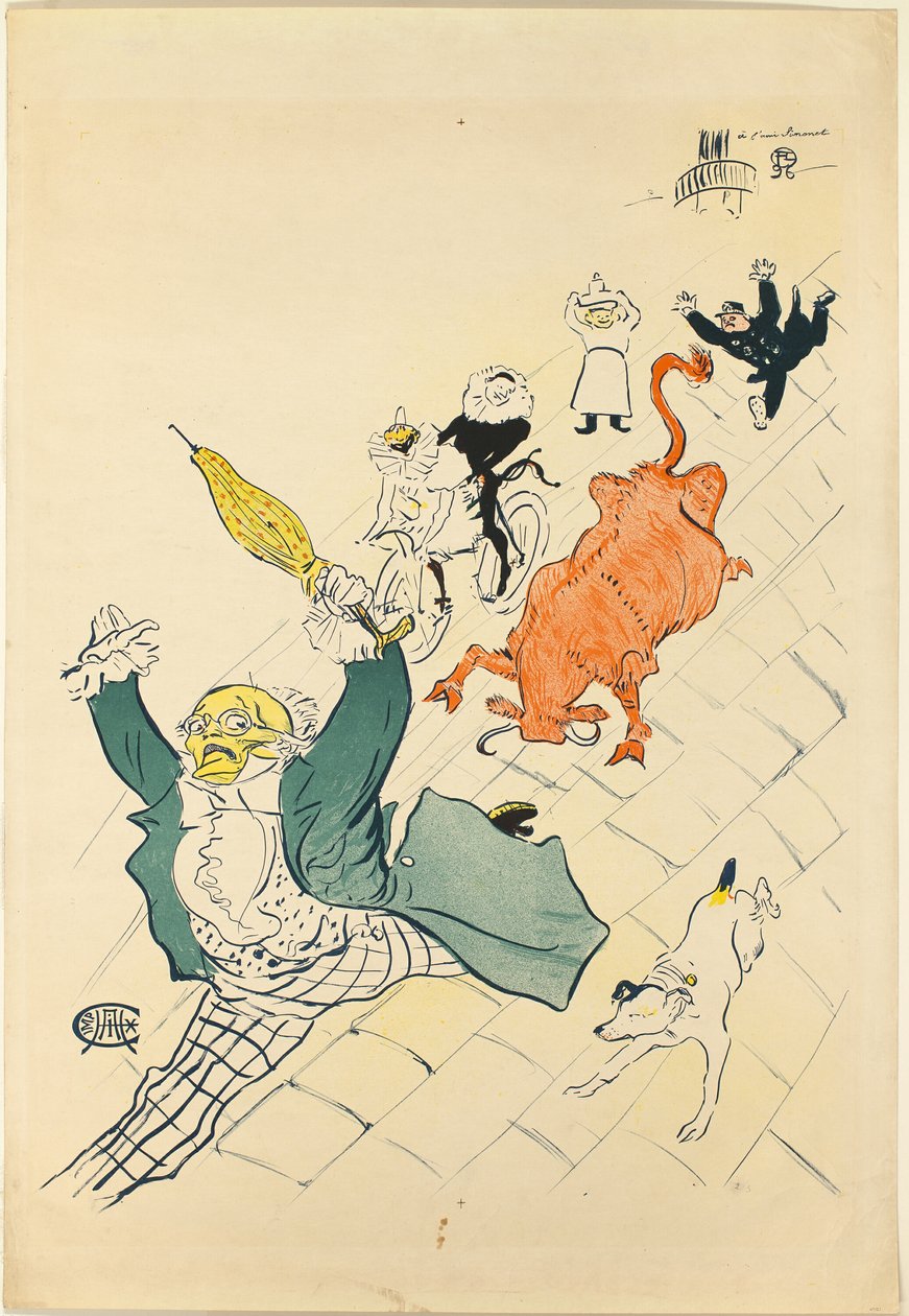 La vache enragée - Henri de Toulouse Lautrec