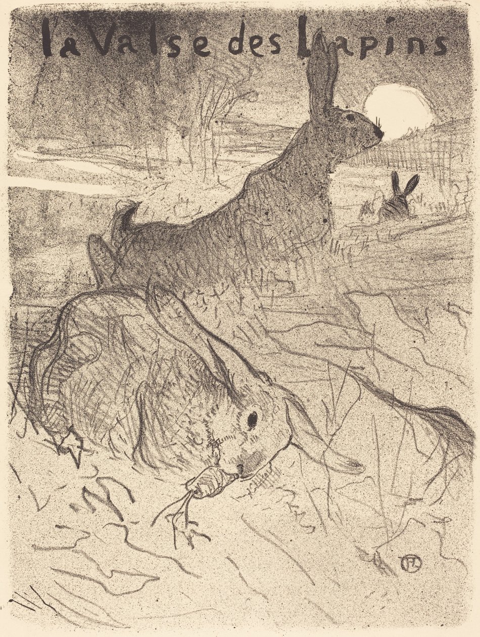 La Valse des Lapins - Henri de Toulouse Lautrec