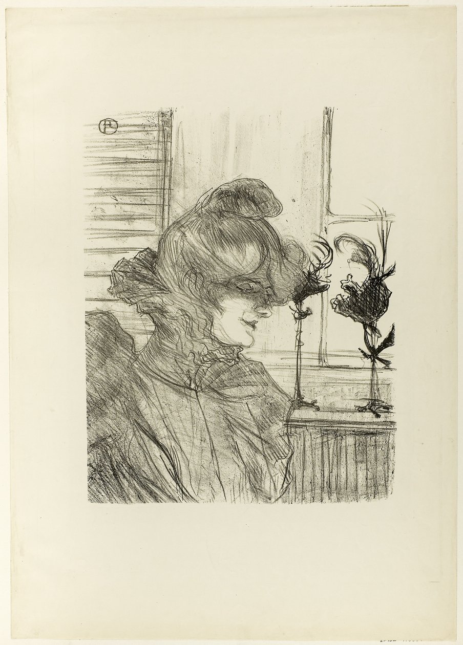 Le Margoin (Mademoiselle Louise Blouet) - Henri de Toulouse Lautrec