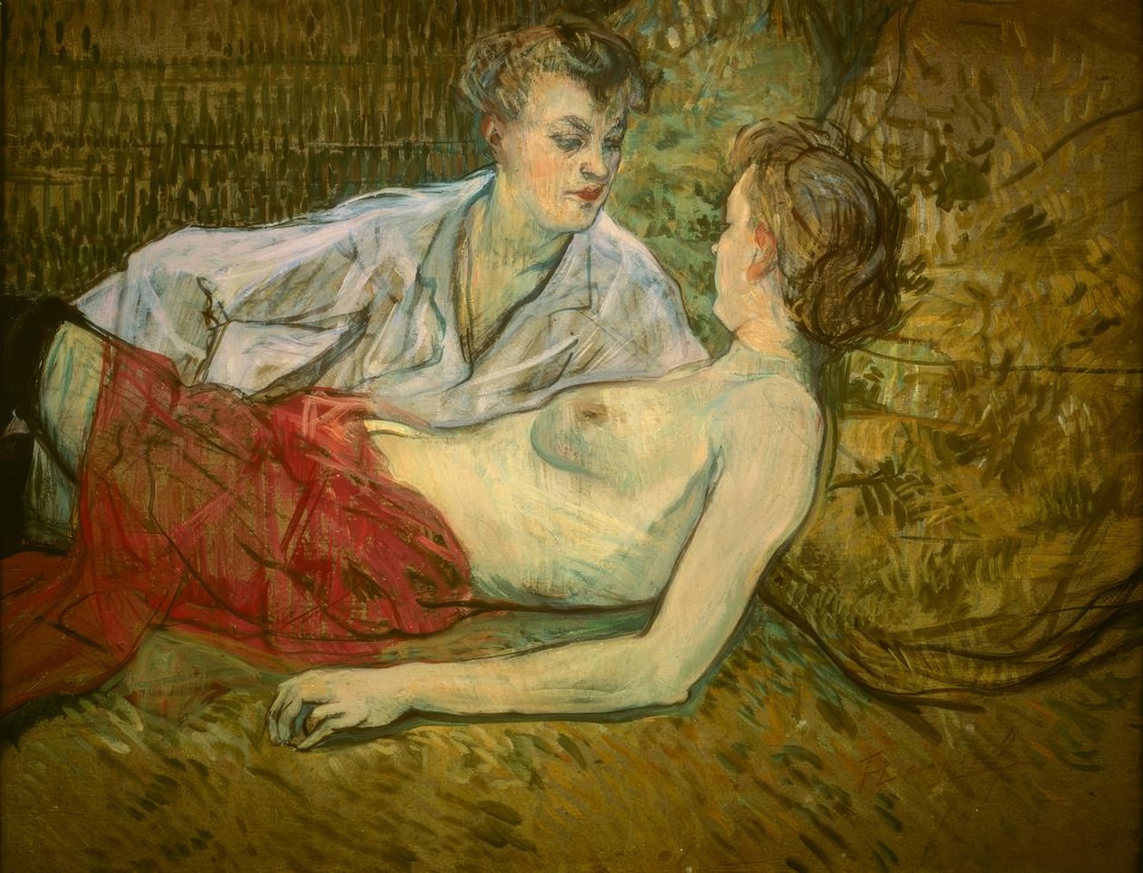 Les deux amies - Henri de Toulouse Lautrec