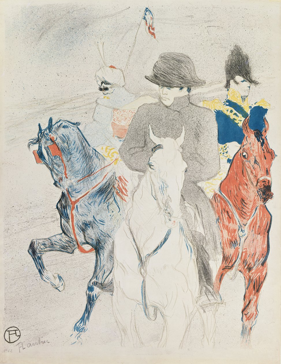 Napoléon à cheval - Henri de Toulouse Lautrec