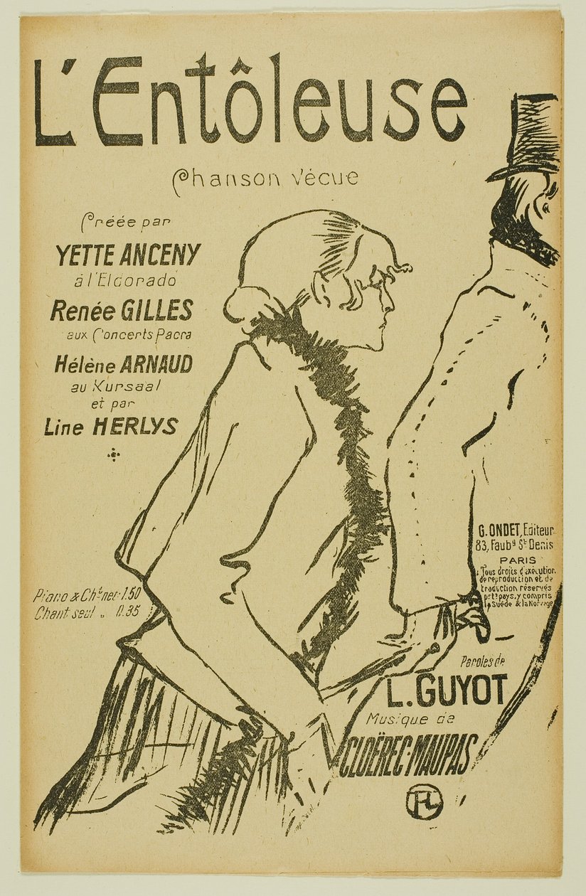 Pauvre prostituée ! - Henri de Toulouse Lautrec