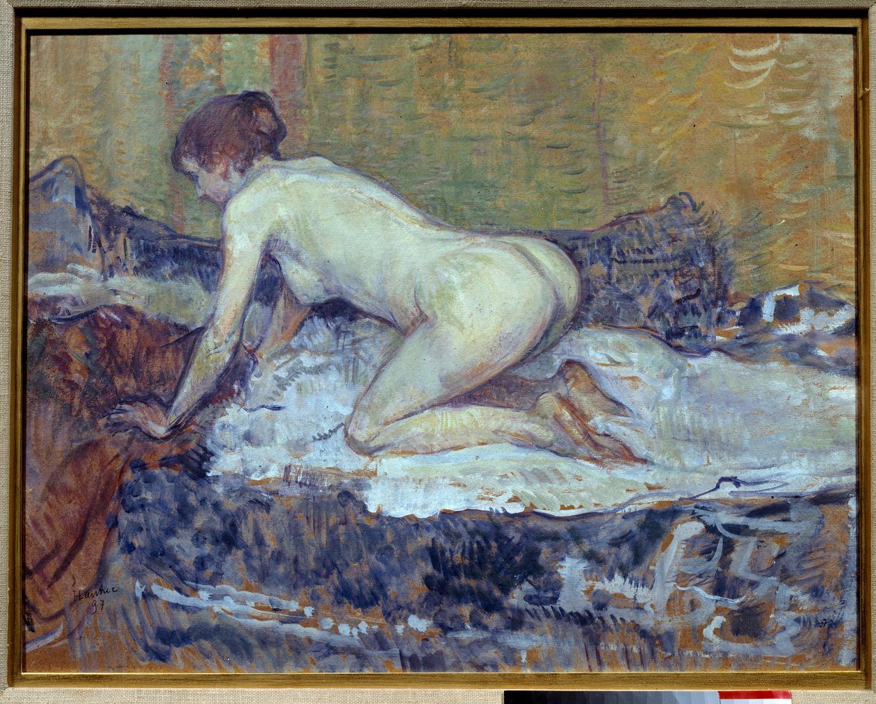 Nu roux accroupi - Henri de Toulouse Lautrec