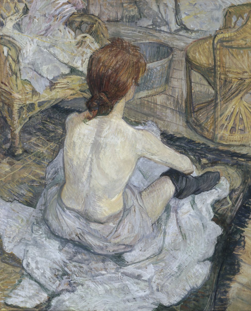 Rousse, dit aussi La Toilette - Henri de Toulouse Lautrec