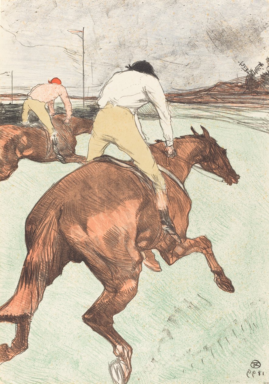 Le jockey - Henri de Toulouse Lautrec