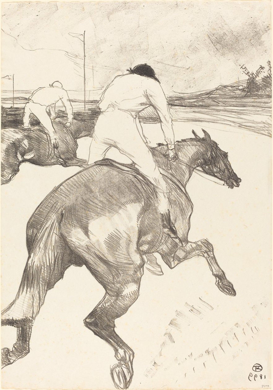 Le jockey - Henri de Toulouse Lautrec