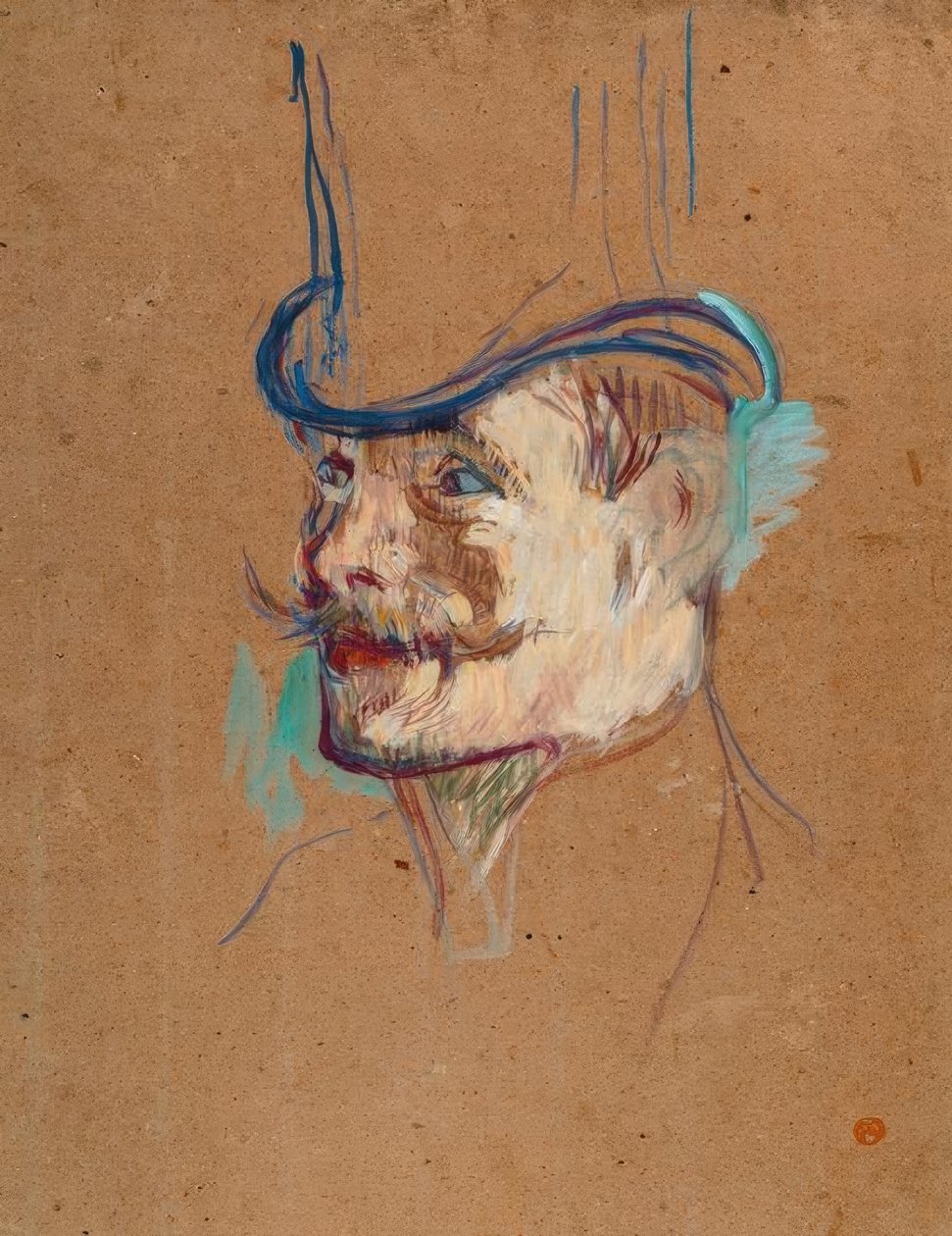 William Warrener au Moulin Rouge - Henri de Toulouse Lautrec