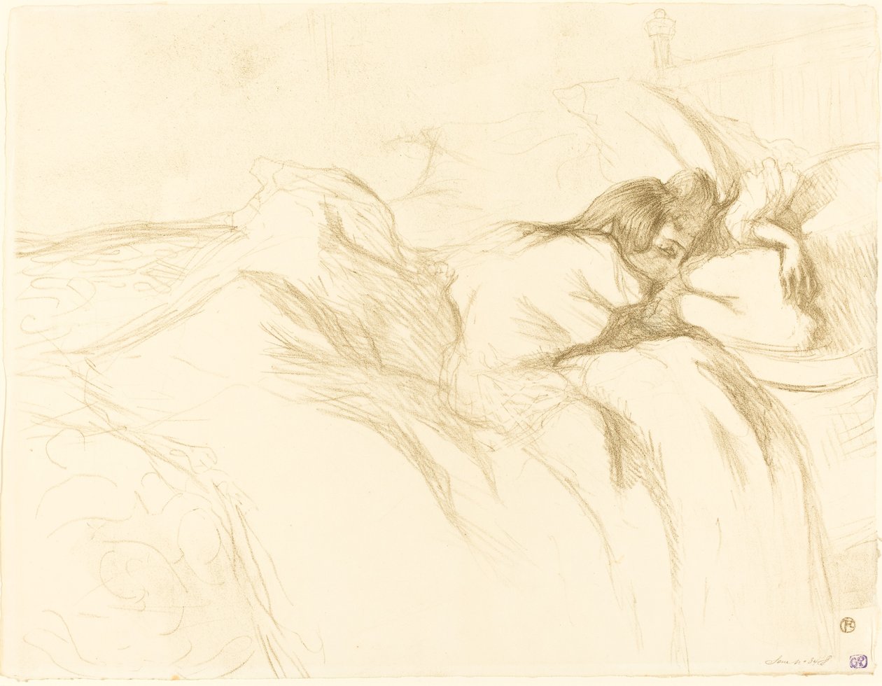 Femme couchée - Henri de Toulouse Lautrec