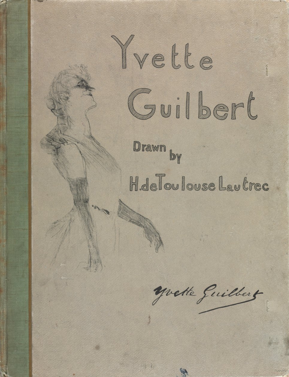 Yvette Guilbert-Série anglaise - Henri de Toulouse Lautrec