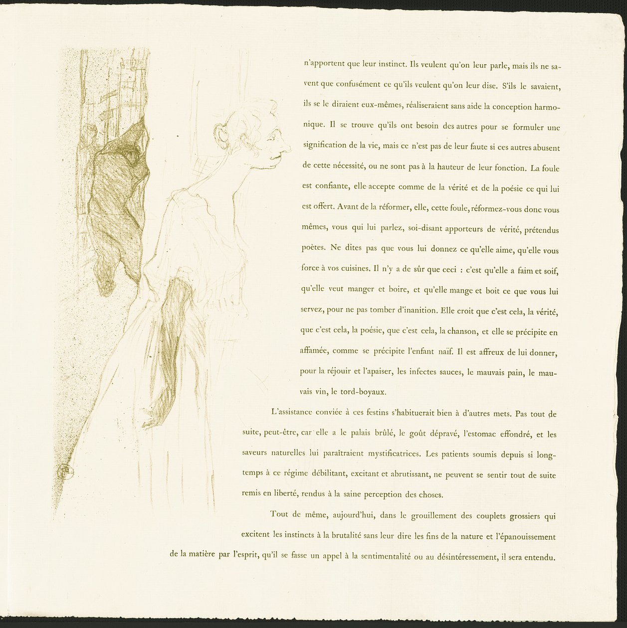 Yvette Guilbert - Henri de Toulouse Lautrec