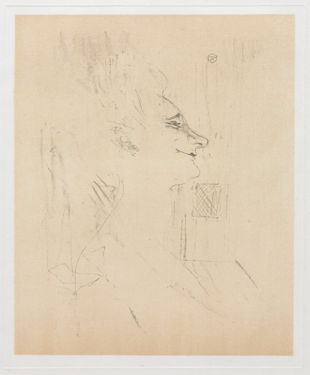 Yvette Guilbert enivrée, 1898 - Henri de Toulouse Lautrec