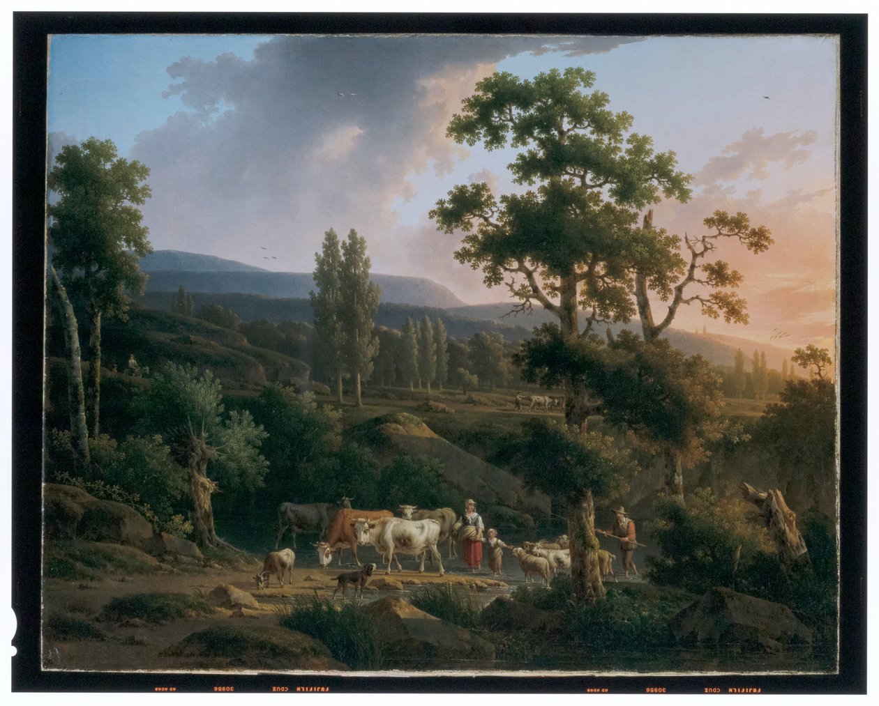 Une paire de paysages - Henricus Josephus Antoniessen