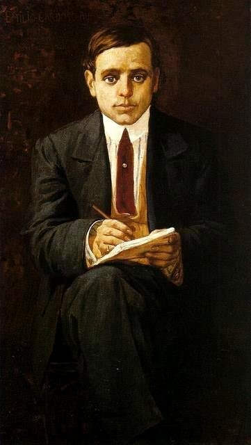 Portrait du caricaturiste Emilio Cardoso Ayres - Henrique Bernardelli