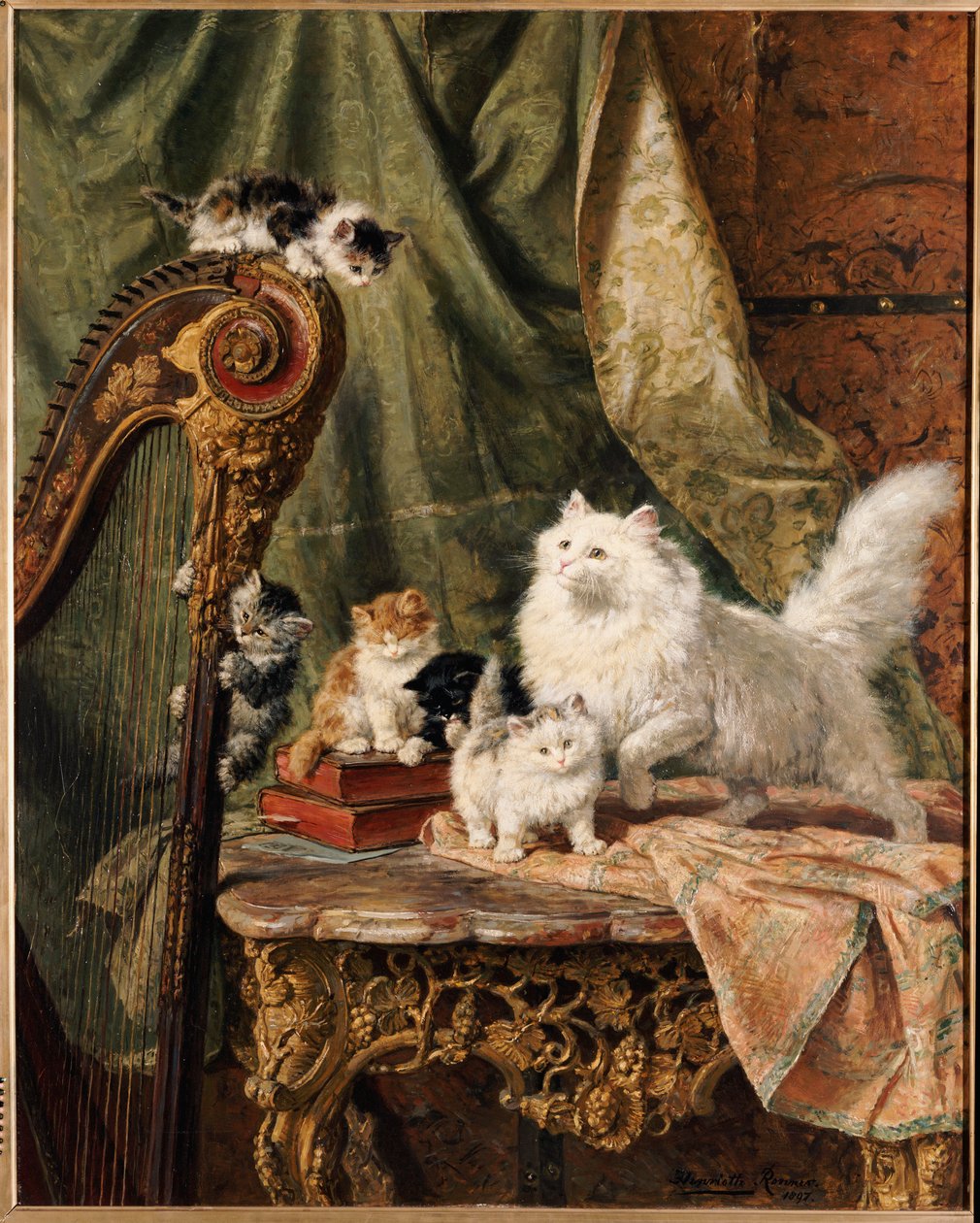 Une Interlude Musicale - Henriëtte Ronner Knip