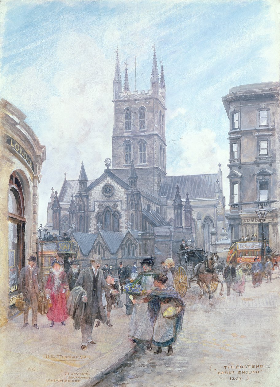 Saint-Sauveur, Southwark, London Bridge - Henry Edward Tidmarsh