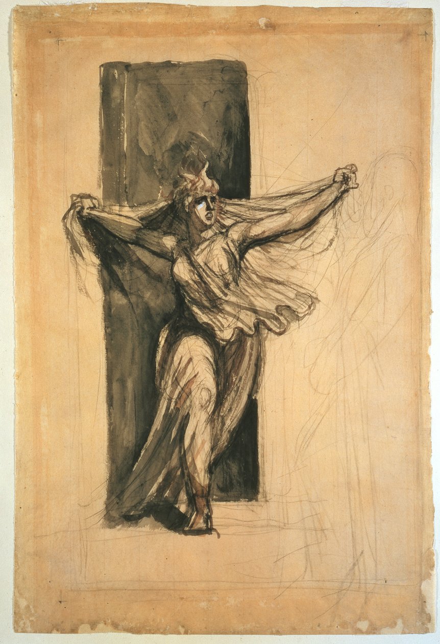 Cassandra en délire, 18ème siècle - Johann Heinrich Füssli