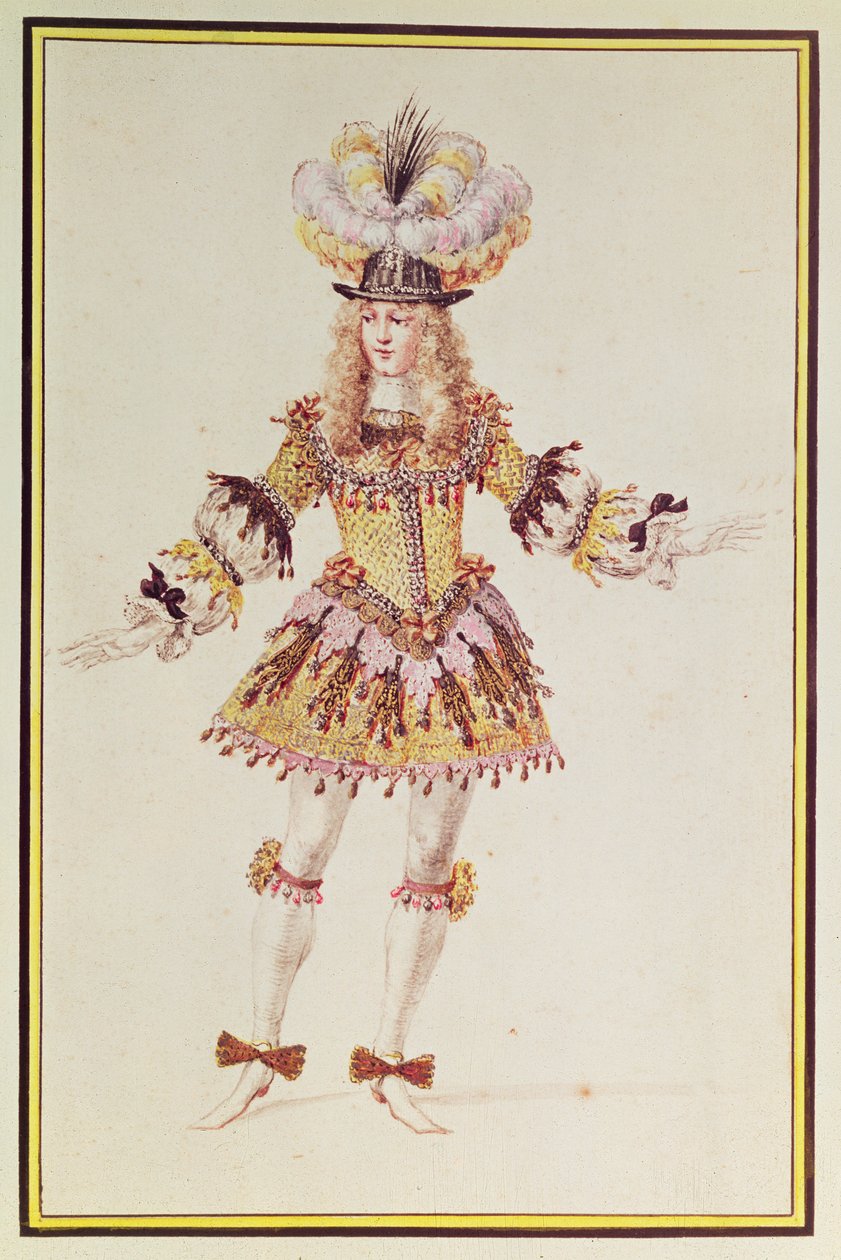 Costume pour danseur masculin, vers 1660 - Henry Gissey