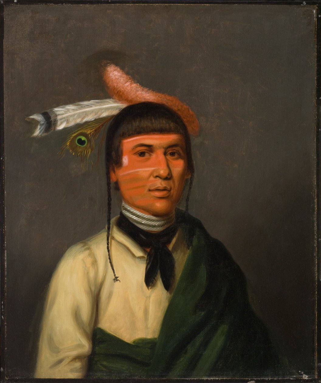No-Tin (Vent), un chef Chippewa - Henry Inman