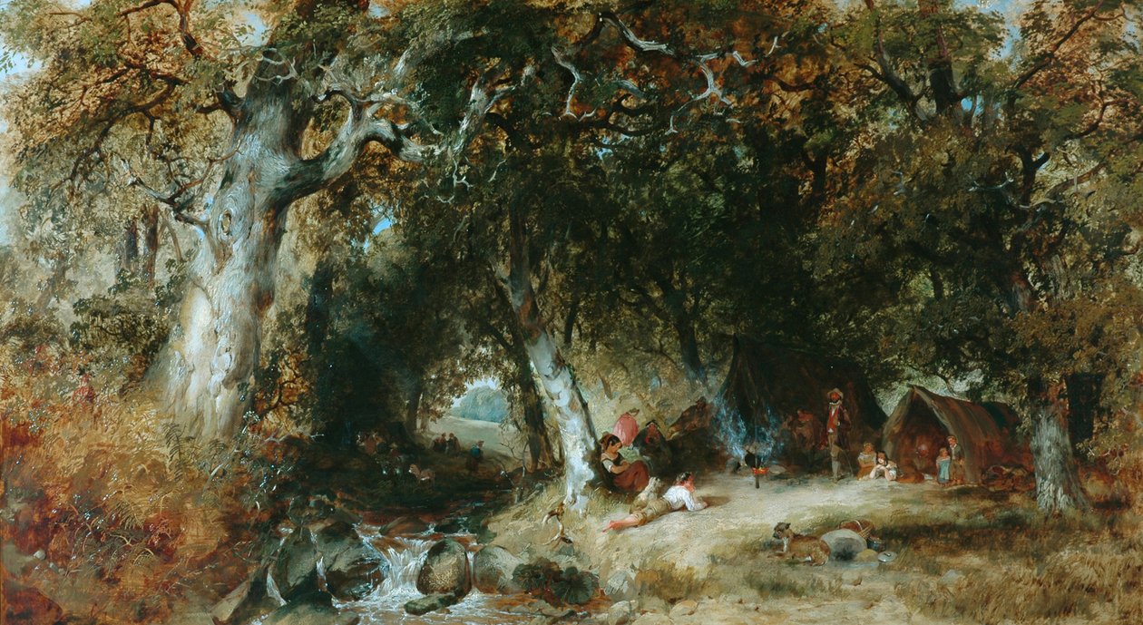 Campement de gitans - Henry Jutsum