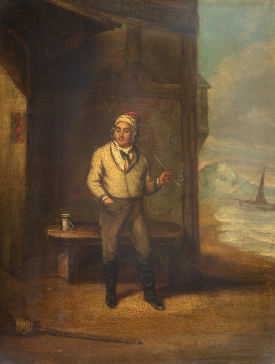 En train de Fumer une Pipe, c.1820-32 - Henry Liverseege