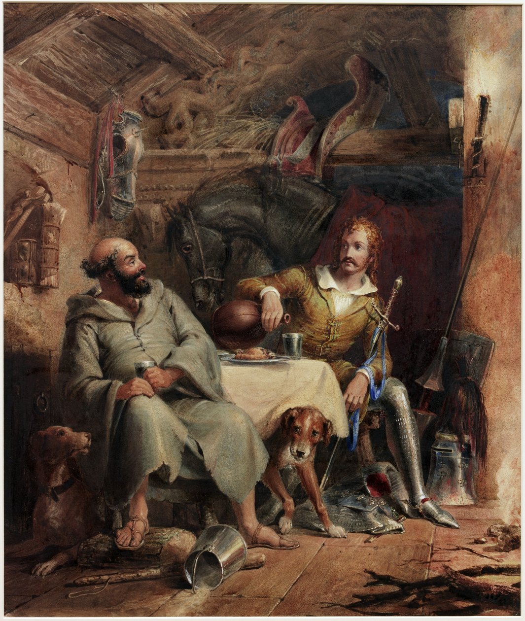 Frère Tuck et le Prince Noir - Henry Liverseege