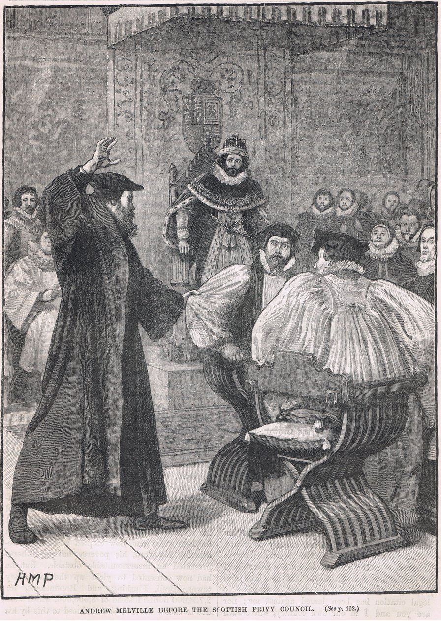 Andrew Melville devant le Conseil privé écossais, 1605 - Henry Marriott Paget