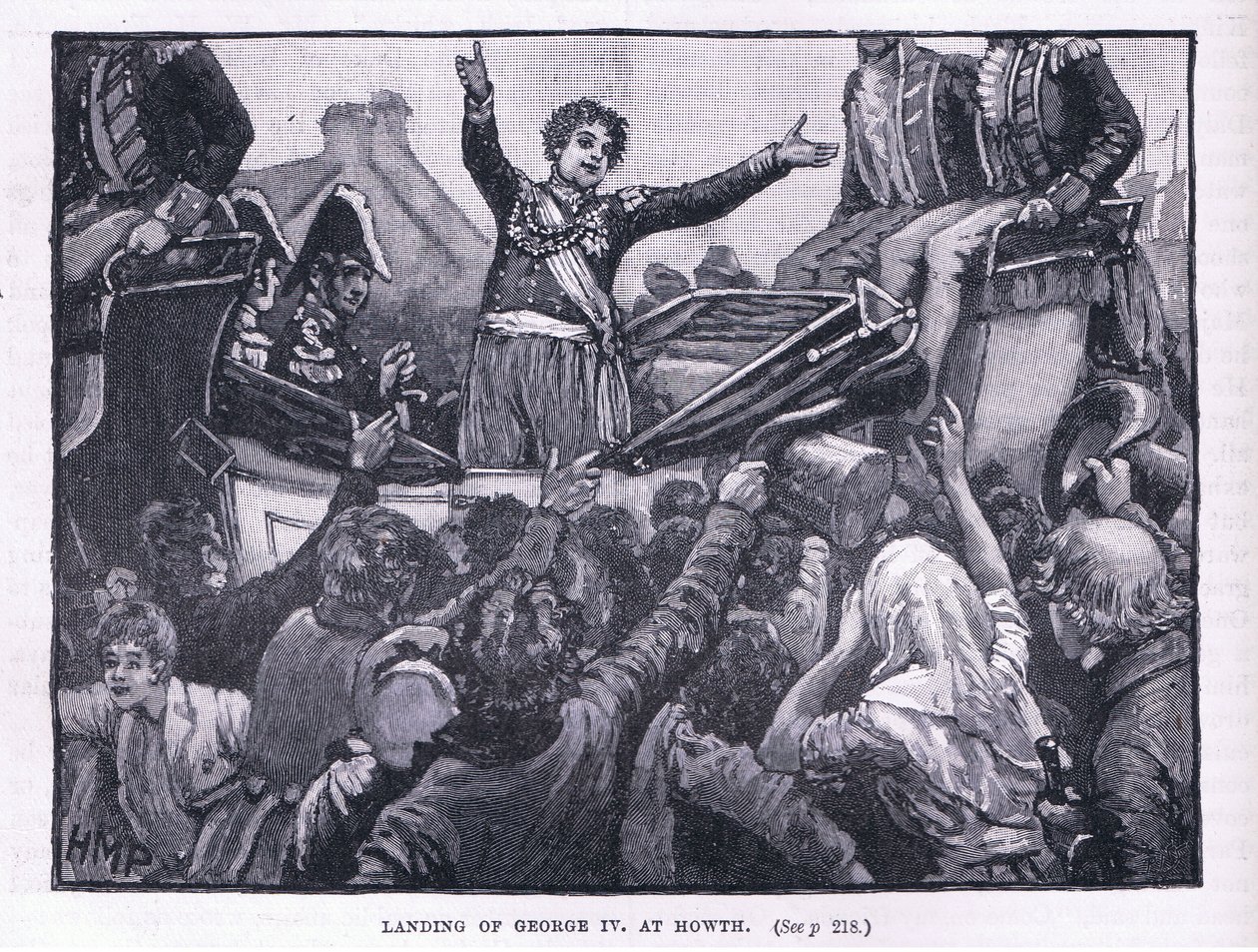 Débarquement de George IV à Nowth - Henry Marriott Paget