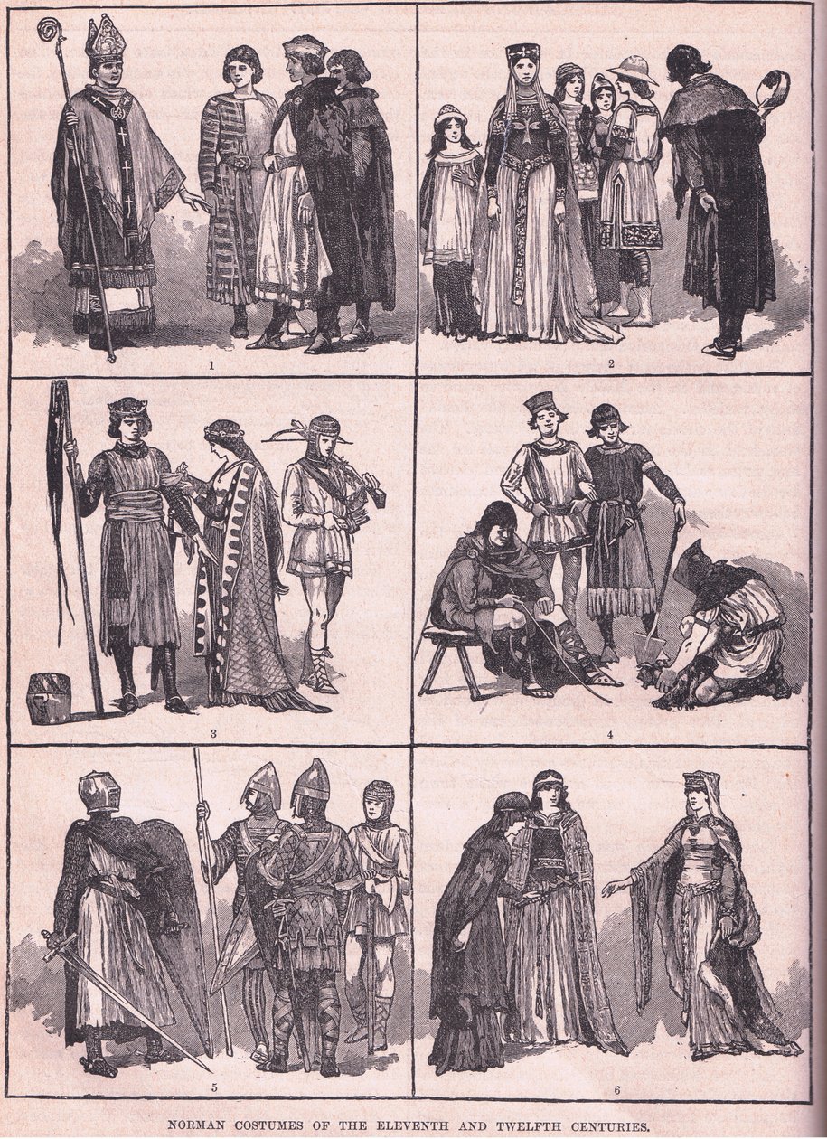 Costumes normands des XIe et XIIe siècles - Henry Marriott Paget