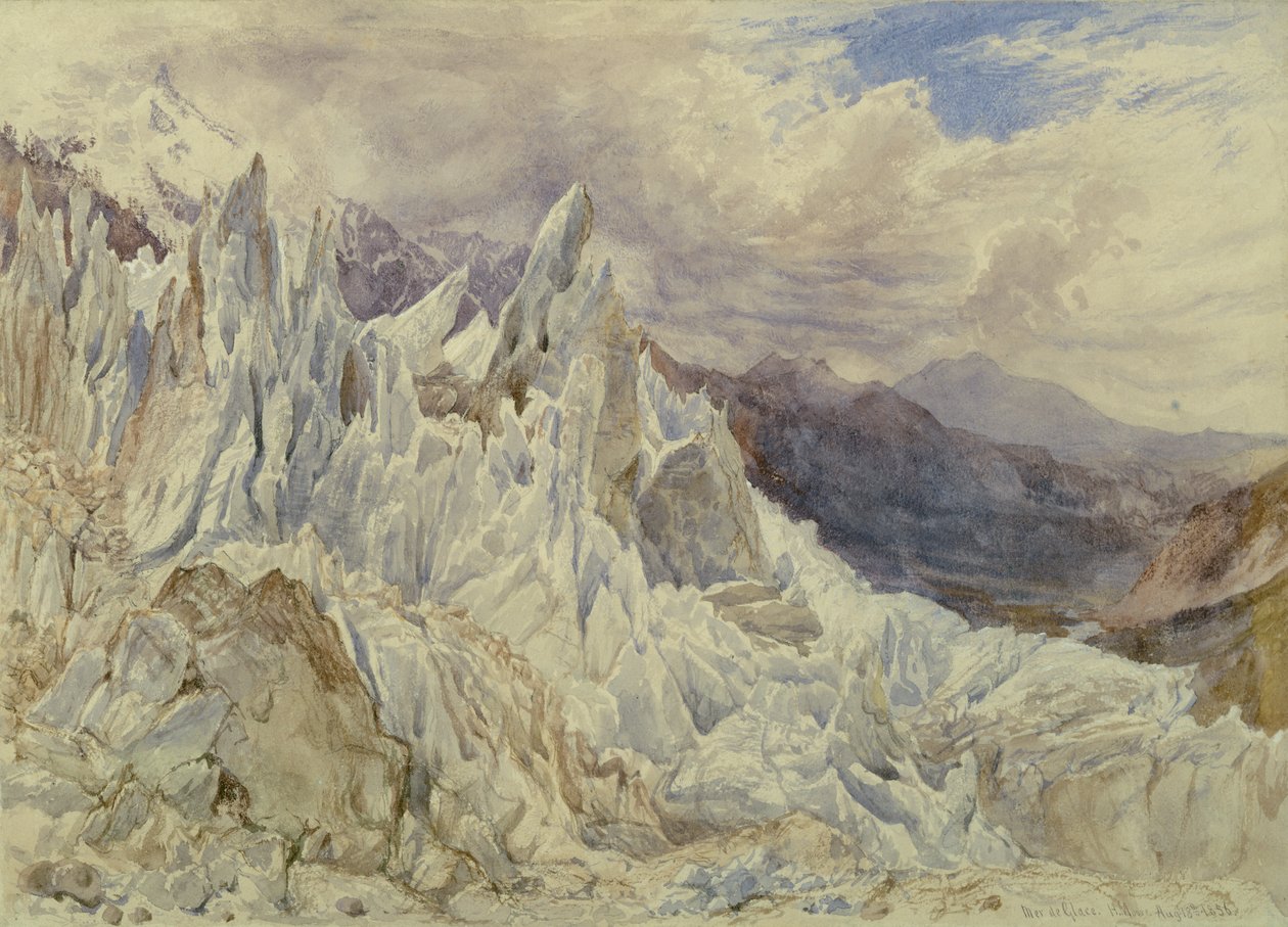 Mer de Glace, 1856 - Henry Moore