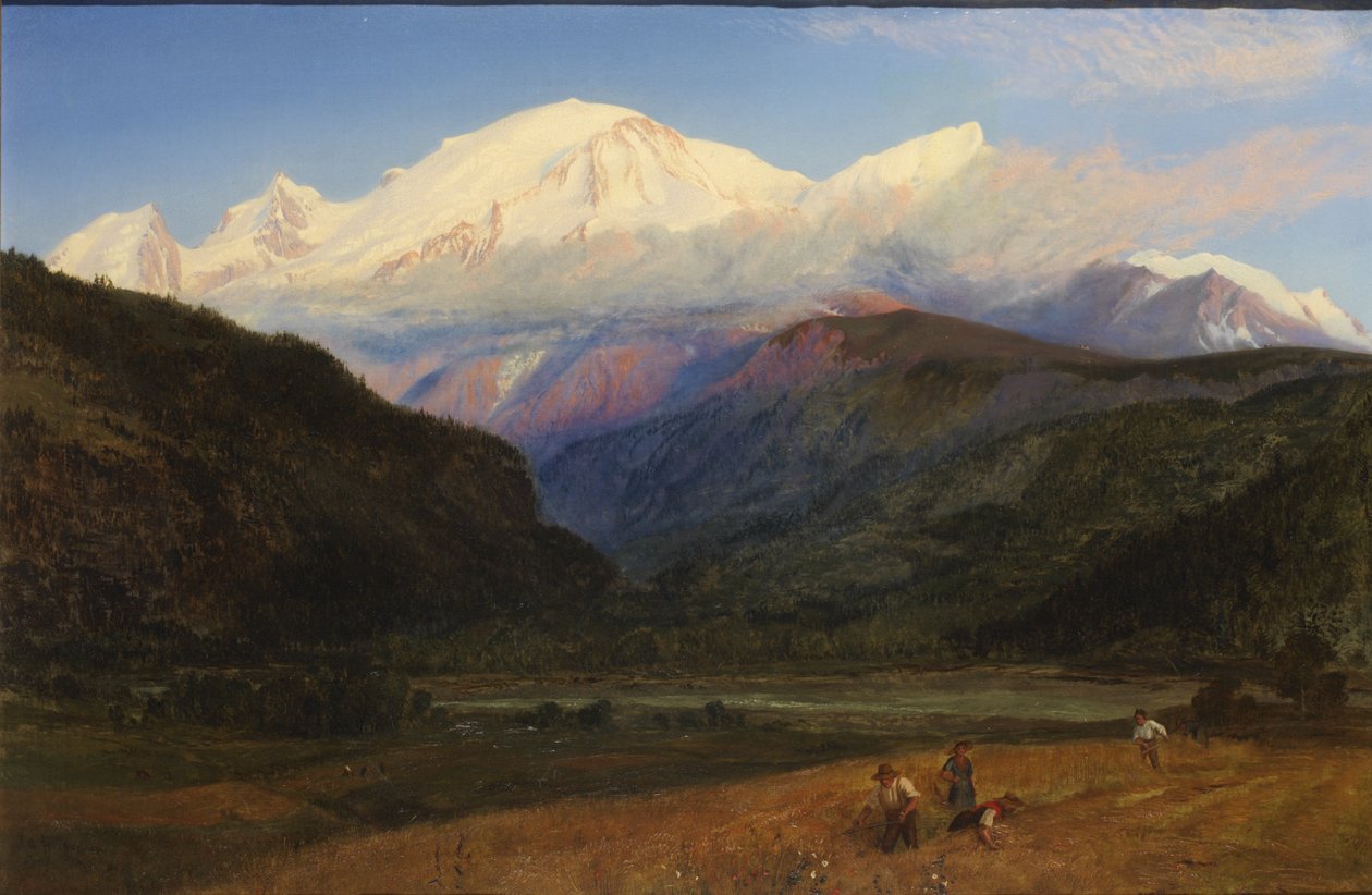 Mont Blanc depuis Servoz, 1856 - Henry Moore