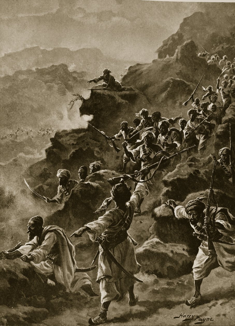 Un raid par les Afridis - Henry Payne